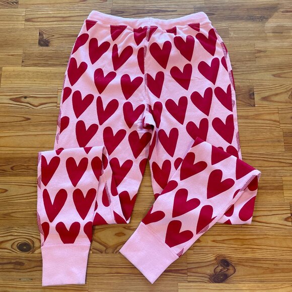 NWOT Hanna Andersson Valentine Heart Pajamas Set (Top and Bottom) Size XS - Picture 8 of 10
